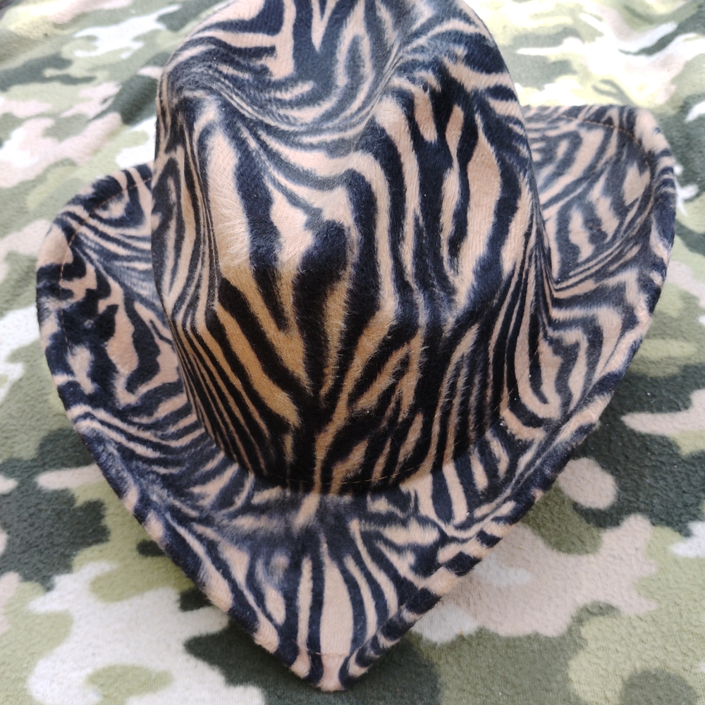 Others Follow Zebra Print Hat